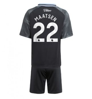 Otroški dresi nogomet Kompleti Aston Villa Gostujoči 2025-26 Ian Maatsen 22
