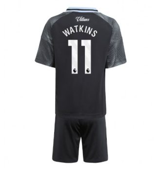 Otroški dresi nogomet Kompleti Aston Villa Gostujoči 2025-26 Ollie Watkins 11