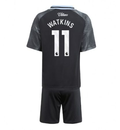 Otroški dresi nogomet Kompleti Aston Villa Gostujoči 2025-26 Ollie Watkins 11