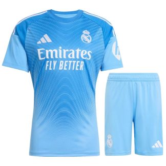 Otroški dresi za nogomet Real Madrid Vratar 2025-26 modra