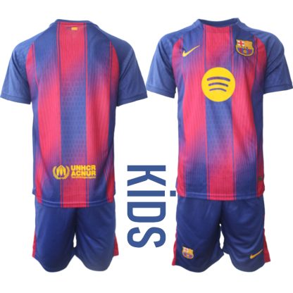 Otroški Nogometni Dres komplet FC Barcelona Domači 2025-26