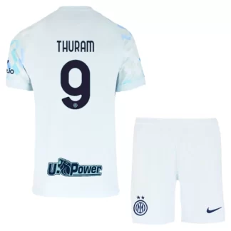 Otroški Nogometni dres Komplet Inter Milan Gostujoči 2025-26 Marcus Thuram 9