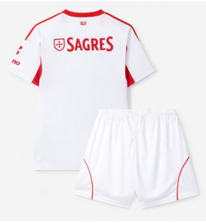 Otroški Nogometni dres kompleti Benfica Gostujoči 2025-26 z lastnim tiskom-1