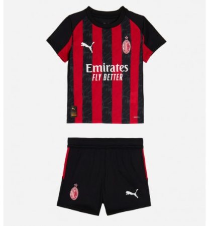 Otroški Nogometni Dresi komplet AC Milan Domači 2025-26