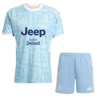 Nogometni dresi za otroke kompleti Juventus Gostujoči 2025-26