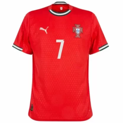 Otroški Nogometni dresi kompleti Portugalska Domači 2025-26 Cristiano Ronaldo 7-1