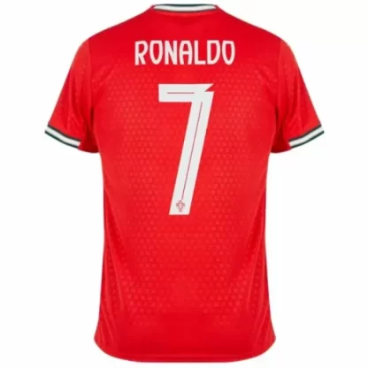Otroški Nogometni dresi kompleti Portugalska Domači 2025-26 Cristiano Ronaldo 7-2