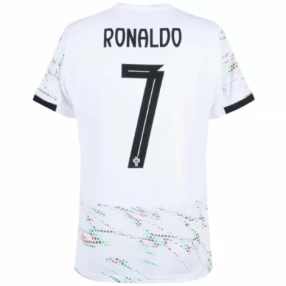 Otroški Nogometni dresi kompleti Portugalska Gostujoči 2025-26 Cristiano Ronaldo 7-2