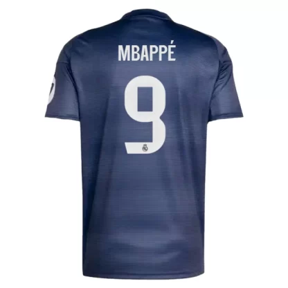 Otroški Nogometni dresi kompleti Real Madrid Gostujoči 2025-26 Kylian Mbappé 9-1