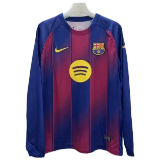 Poceni Moški Nogometni Dres FC Barcelona 2025-26 Dolgi Rokav