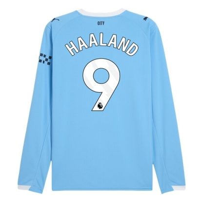 Poceni Moški Nogometni dresi Manchester City Domači 2025-26 Erling Haaland 9