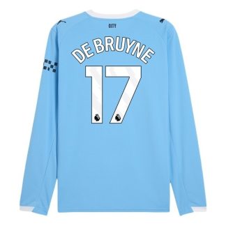 Poceni Moški Nogometni dresi Manchester City Domači 2025-26 Kevin de Bruyne 17