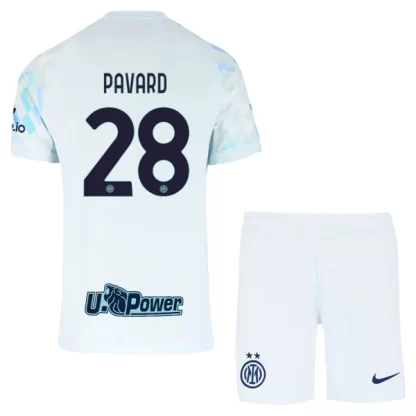 Prodaja Otroški Nogometni dres Komplet Inter Milan Gostujoči 2025-26 Benjamin Pavard 28