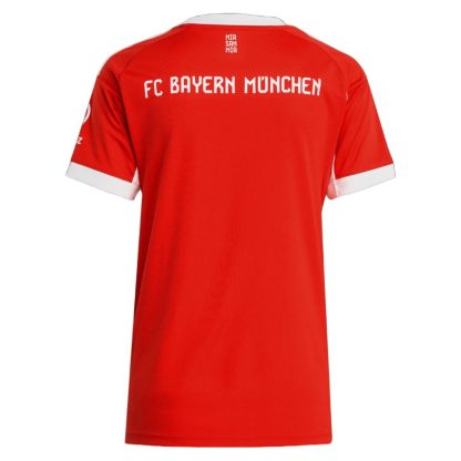 Ženski Nogometni dresi FC Bayern Munich Domači 2025-26 rdeča Kratek Rokav-1