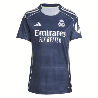 Ženski Nogometni dresi Real Madrid Gostujoči 2025-26 Kratek Rokav