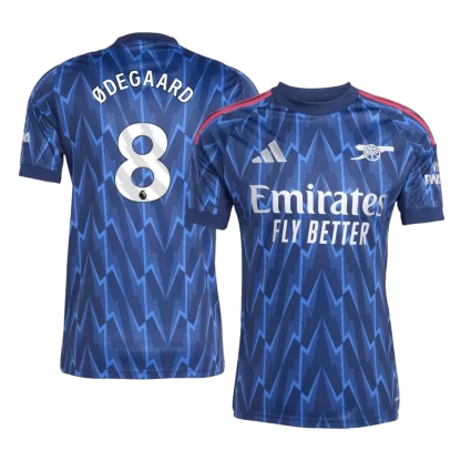 Moški Nogometni dresi Arsenal Gostujoči 2025-26 Martin Ødegaard 8