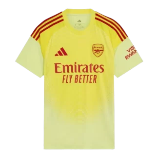Moški Nogometni dresi Arsenal Vratar Domači 2025-26 rumena