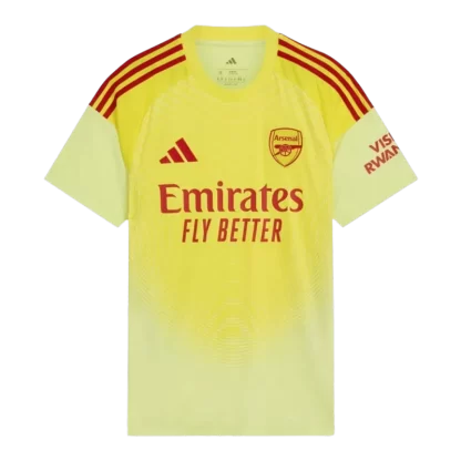 Moški Nogometni dresi Arsenal Vratar Domači 2025-26 rumena