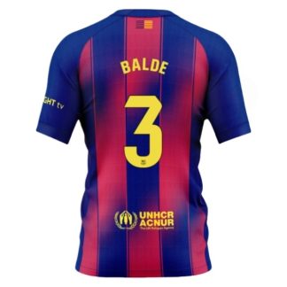 Moški Nogometni dresi FC Barcelona Domači 2025-26 Alejandro Balde 3
