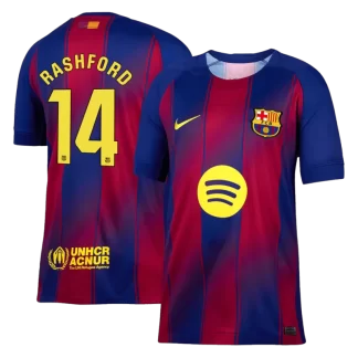 Moški Nogometni dresi FC Barcelona Domači 2025-26 Marcus Rashford 14