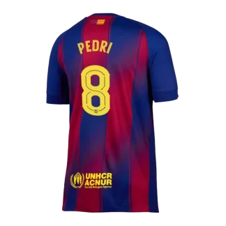 Moški Nogometni dresi FC Barcelona Domači 2025-26 Pedri Gonzalez 8