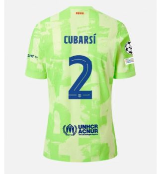 Moški Nogometni dresi FC Barcelona Tretji 2024-25 zelena Pau Cubarsi 2