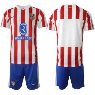 Moški Nogometni Dresi komplet Atletico Madrid Domači 2025-26 z lastnim imenom