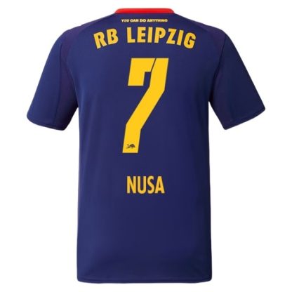 Moški Nogometni dresi RB Leipzig Gostujoči 2025-2026 Antonio Nusa 7