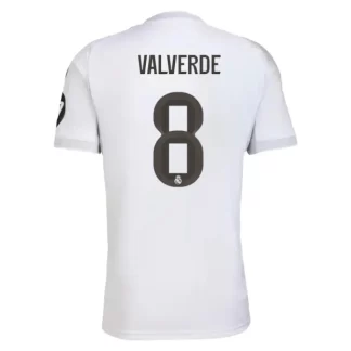 Moški Nogometni dresi Real Madrid Domači 2025-26 Federico Valverde 8