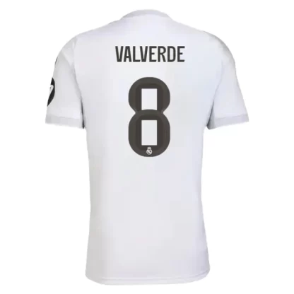 Moški Nogometni dresi Real Madrid Domači 2025-26 Federico Valverde 8