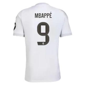 Moški Nogometni dresi Real Madrid Domači 2025-26 Kylian Mbappé 9