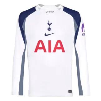Moški Nogometni dresi Tottenham Hotspur Domači 2025-26 bela Dolgi Rokav