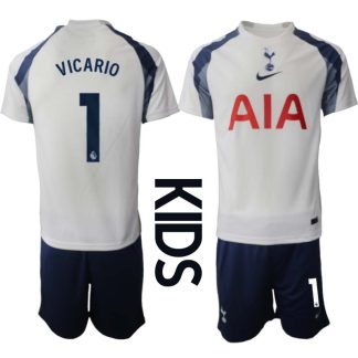 Otroški dresi nogomet Tottenham Hotspur Domači 2025-26 Guglielmo Vicario 1