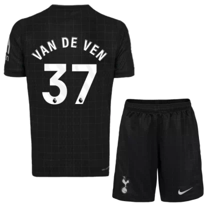 Otroški dresi komplet Tottenham Hotspur Gostujoči 2025-26 Micky van de Ven 37
