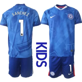 Otroški dresi kompleti za otroke Chelsea Domači 2025-26 Robert Sanchez 1