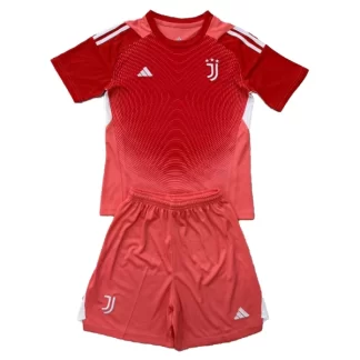 Otroški Nogometni Dres kompleti Juventus Vratar 2025-26 Rdeča
