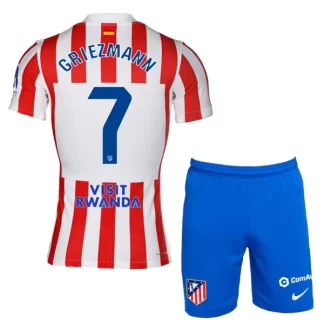 Otroški Nogometni Dresi Atletico Madrid Domači 2025-26 Antoine Griezmann 7