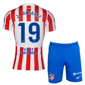 Otroški Nogometni Dresi Atletico Madrid Domači 2025-26 Julian Alvarez 19