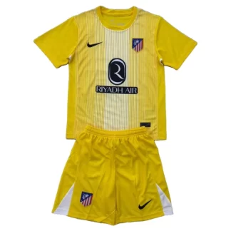 Otroški Nogometni Dresi komplet Atletico Madrid Vratar 2025-26 rumena