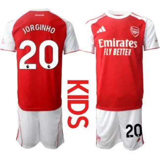Otroški Nogometni Dresi kompleti Arsenal Domači 2025-26 Jorginho Frello 20