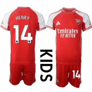 Otroški Nogometni Dresi kompleti Arsenal Domači 2025-26 Thierry Henry 14