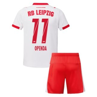 Otroški Nogometni dresi kompleti RB Leipzig Domači 2025-26 Lois Openda 11