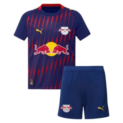 Otroški Nogometni dresi RB Leipzig Gostujoči 2025-2026