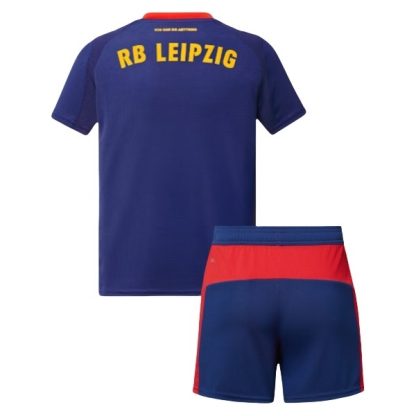 Otroški Nogometni dresi RB Leipzig Gostujoči 2025-2026 z lastnim imenom