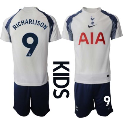 Otroški Nogometni dresi Tottenham Hotspur Domači 2025-26 tisk Richarlison 9