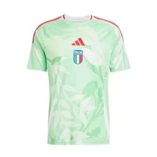 Poceni Moški Nogometni dresi Italija Gostujoči Euro 2025 zelena