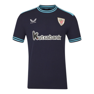 Poceni Nogometni dresi Athletic Bilbao Gostujoči 2025-26 črna