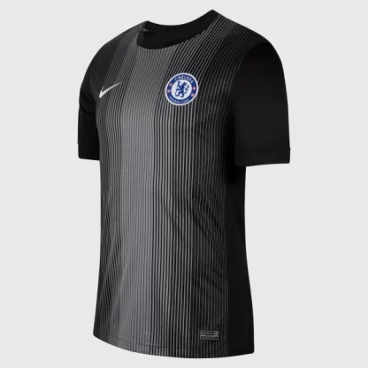 Poceni Otroški Nogometni dresi Chelsea Vratar 2025-26 črna