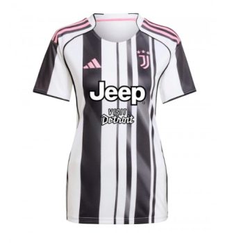 Ženske Nogometni Dresi Juventus Domači 2025-26 z lastnim tiskom