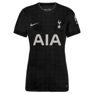 Ženski Nogometna dresi Tottenham Hotspur Gostujoči 2025-26 črna z lastnim imenom